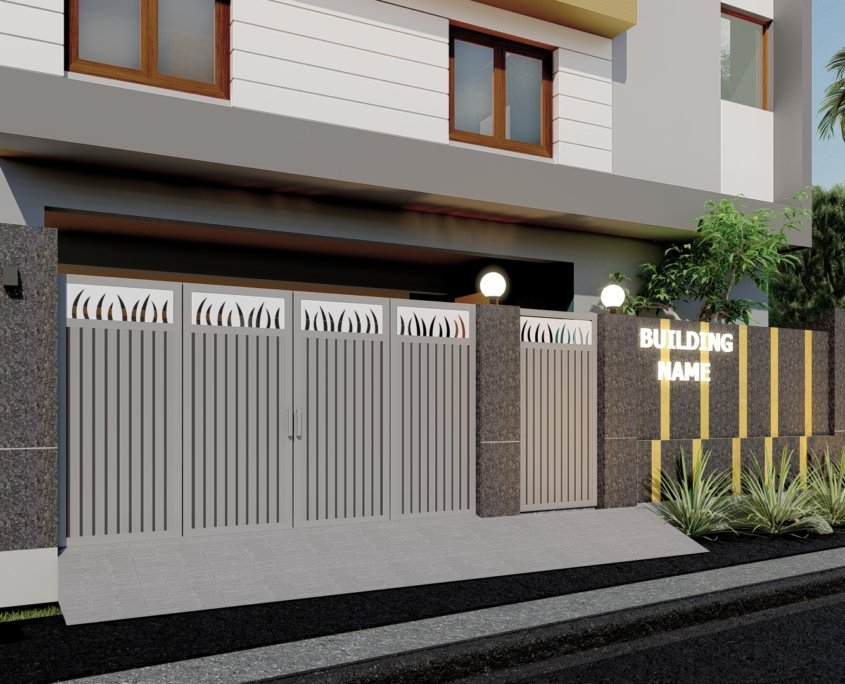 Elevation With Compound 1