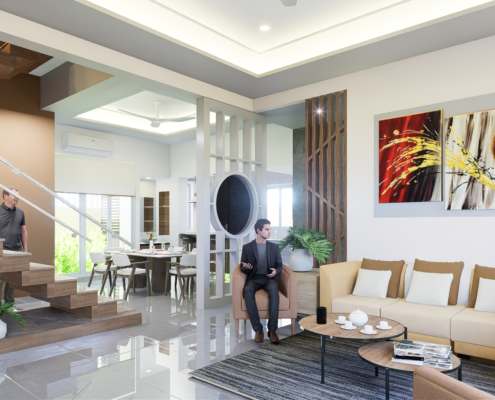 Living cum dining view-1